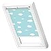 Produktbild VELUX Original Dachfenster Verdunkelungsrollo für FK06, Blauer Himmel, mit Weißer Führungsschiene