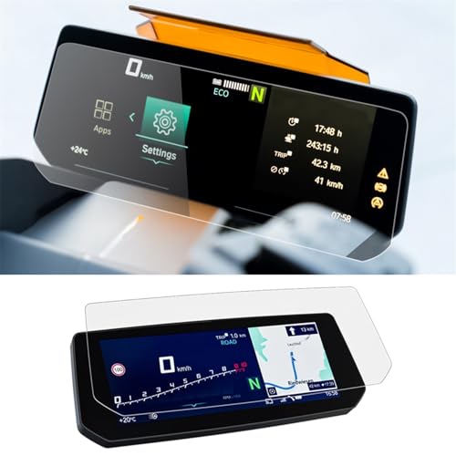 Compteur vitesse sans rayures grâce au film tableau bord BMW CE04