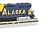 Bachmann Trains - EMD GP40 Diesel Locomotive - Alaska #3009 (with Dynamic Brakes) - N Scale
