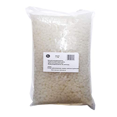 Diet Food Diet Rice Paquete de 1 x 1000g - Konjac Glucomannan - Sin Gluten - Zero Soy - Sin Grasa y Sin Azúcar