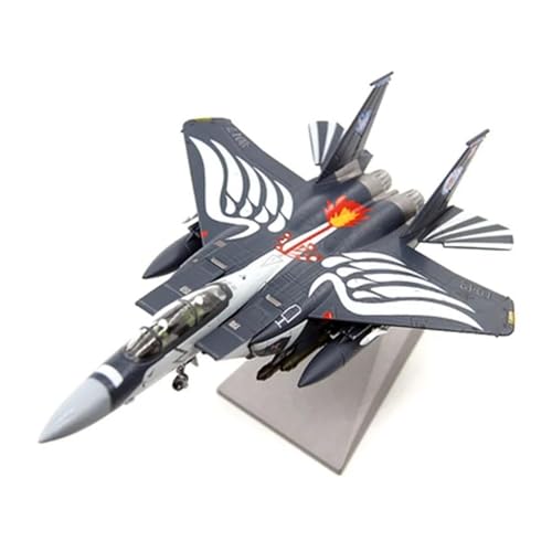 DIOTTI Vintage Classics Aircraft 1:100 Scale Model Diecast National Guard Boeing F-15E Strike Eagle Fighter Aircraft Decoration