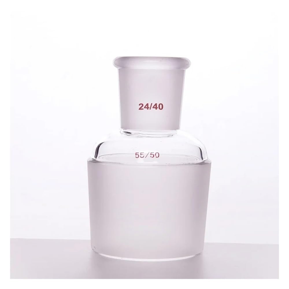 Cristalería de Laboratorio Adaptador de vidrio de borosilicato hembra 24/40 macho 55/50 Conector tipo A A202455