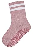 Sterntaler Unisex Fliesen Flitzer Stoppersocken FLI AIR Ringel, mattrosa, 32