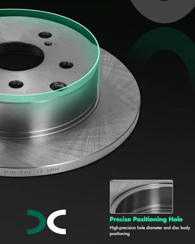 Image of SCITOO Rear 11.06 inch Brake Pads and Rotors Kits Fit For Toyota RAV4 2006 2007 2008 2009 2010 2011 2012 2013 2014 2015 2016 2017