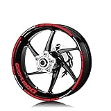 Adhesivo para llanta de rueda de motocicleta Hecho de material de PVC y cinta adhesiva reflectante resistente al agua duradera que soporta condiciones extremas al aire libre para viajar en la carretera durante períodos más largos.