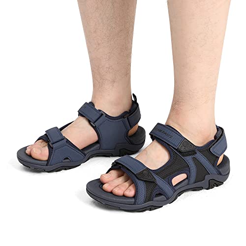 Dream Pairs Mens Sdsa228M Hiking Water Beach Sport Outdoor Athletic Arch Support Summer Sandal - Navy - 11 #TOP5