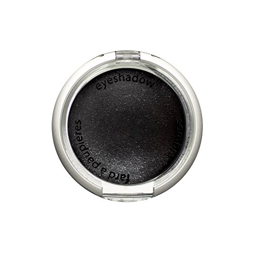 Palladio Cosmetic Baked Eyeshadow Single, Jet Black, 0.09 Ounce