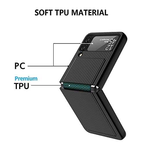 Étui pour Galaxy Z Flip 3 5G antichoc protégeant l'écran et charnière - 3