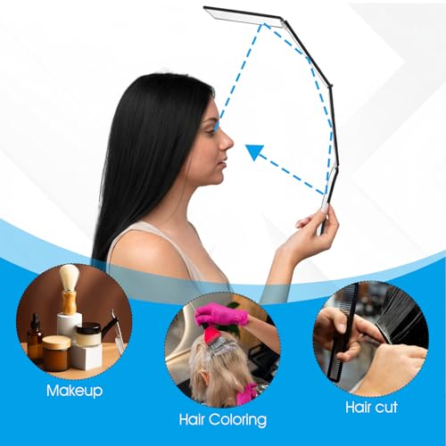Espejo plegable rectangular para maquillaje 360 grados miniatura 6