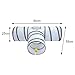 MFMEXUL 3 Ways Cat Tunnel Tube with Play Ball for Cats Guinea Pig