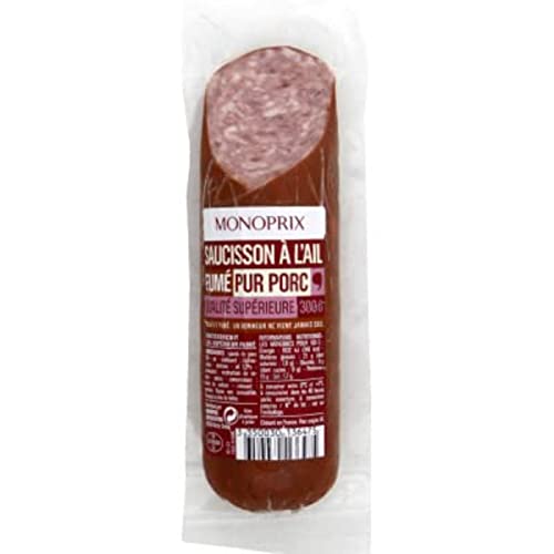 Monoprix Saucisson à l'ail fumé pur porc - Le paquet