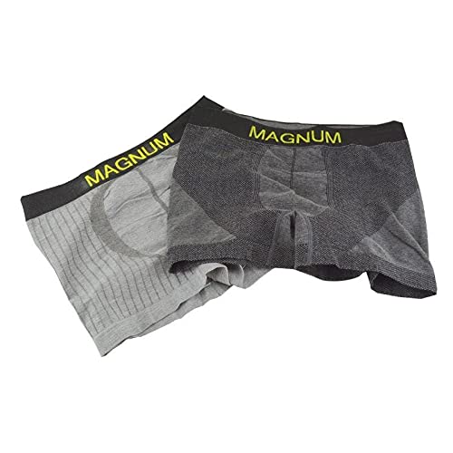 Sierra Socks Men's Bamboo Charcoal Fiber Boxer Briefs - Breathable Underwear for Men - 2 Pack