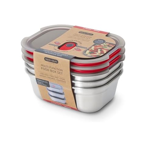 BLACK + BLUM Stainless Steel Lunch Box Set Cover
