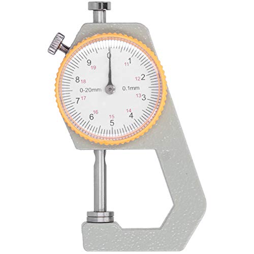 Medidor de espesor para cuero con escala fina hasta 20mm miniatura 1