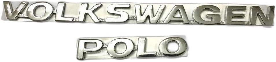 Car Name Emblem Monogram Logo Sign Badge Decals Sticker Chrome Plastic for (Volkswagen Polo)
