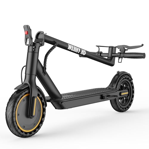 Image of WERHY Electric Scooter for Teens and Adults, 350W /500W /1000W Powerful Motor, 19 MPH Max Speed, 16 Miles Long Range, 8.5 inch Folding E Scooter with Dual Braking, Smart APP