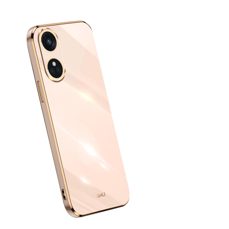 CRAVEN Cover Per Oppo Reno8 T (Reno 8T) - Custodia In Silicone TPU Morbido, Gradiente Colore Blu/Rosa, Antiurto E Antigraffio