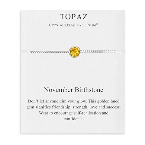 Philip Jones November Topaz Birthstone Bracelet Cover