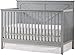 Oxford Baby 2 PC Nursery Set Montauk 4-in-1 Convertible Crib, Farmhouse Gray, GreenGuard Gold Certified and The Perfect Comfort 2-Stage Crib Mattress & Toddler Mattress