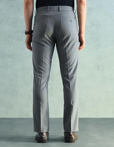 Image of Arrow Structured Tapered Fit Trouser