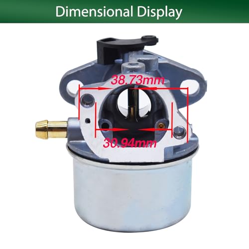 Carburetor Replacement - Dimensional Display