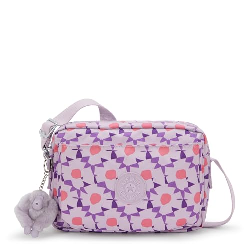 Image of Kipling Women's Abanu Medium Prt Crossbody Bag, Lightweight, Adjustable Waist Pack with Multi-Compartment Zip Pockets