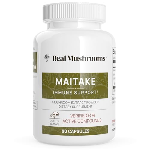 Real Mushrooms Maitake Mushroom Capsules for...