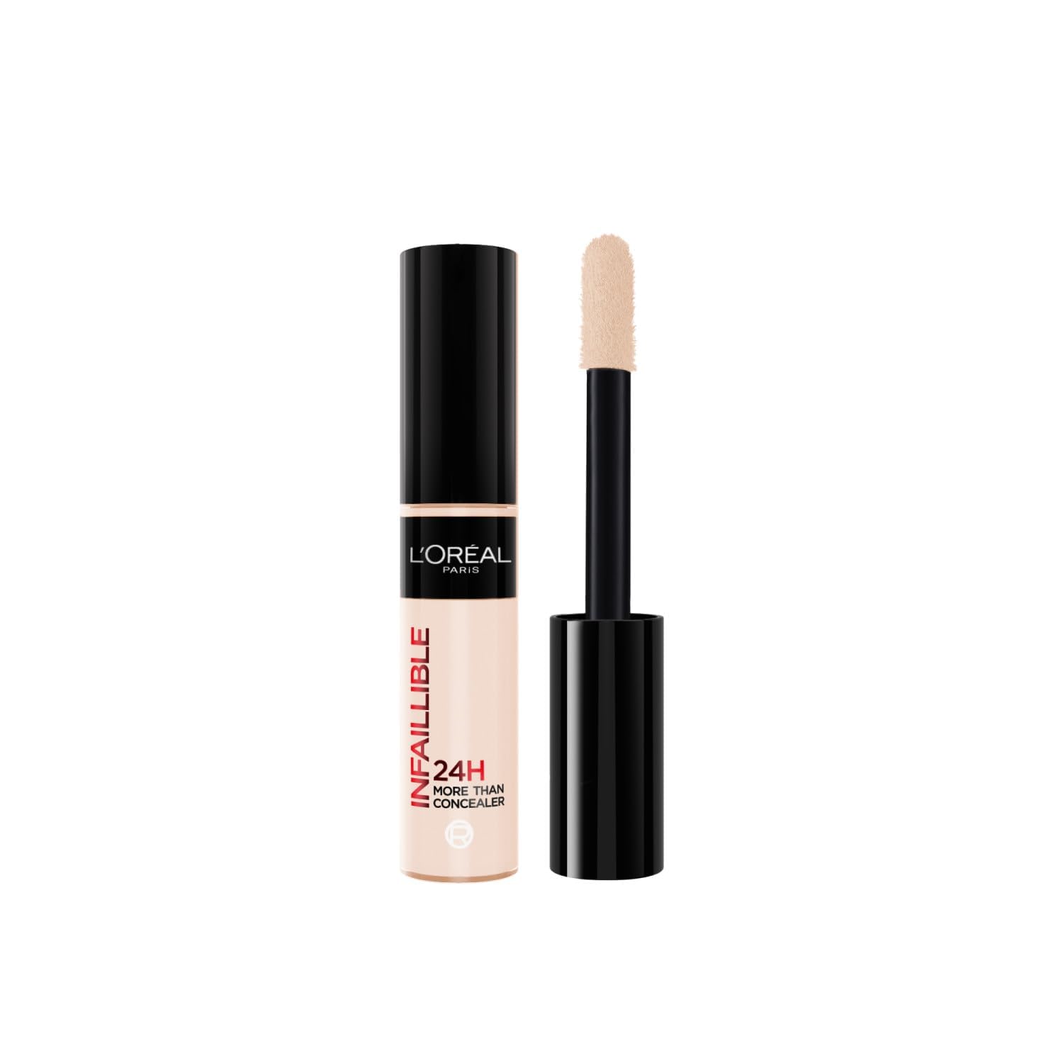 L'Oréal Paris Infallible 24H More Than Concealer, Full-coverage, Longwear and Matte Finish, 323 Fawn