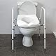 NRS Healthcare n36974 Mowbray Toilettensitz und Rahmen Lite – Breite verstellbar – fertig montiert