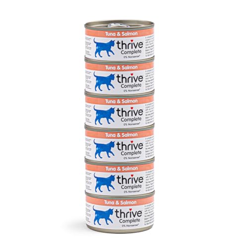 Thrive Complete Tuna with Salmon Wet Cat Food Cans Adult & Senior 6 x 75g