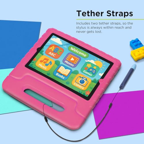 Stylet pour enfants avec sangle anti-perte compatible tablettes et iPad