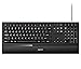 Produktbild Logitech K740 Kabelgebundene Tastatur, USB-Anschluss, Hintergrundbeleuchtete Tasten, PerfectStroke Feature, Schlankes Design, Weiche Handballenauflage, PC/Laptop, Englisches QWERTY-Layout - schwarz