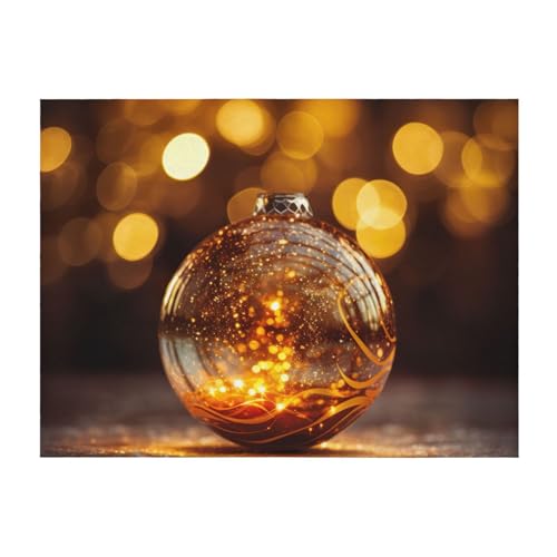 Couverture légère boules de Noël pour éviter les frissons sur le canapé