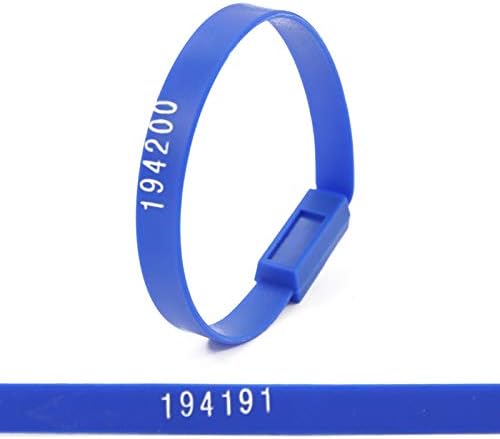 Miniatura 3 de Sellos de alta seguridad a prueba de manipulaciones, mecanismo de longitud fija numerada secuencial uso para camiones, remolques, contenedores,