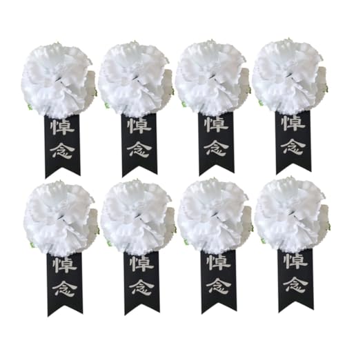 COLLBATH 50 Pezzi Di Braccialetti Funebri in Filato Di Seta Per Lutto Braccialetti Per Lutto Accessori Per Lutto in Filato Di Seta