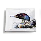 Big Sky Carvers Loon Snack Plate, Multicolor