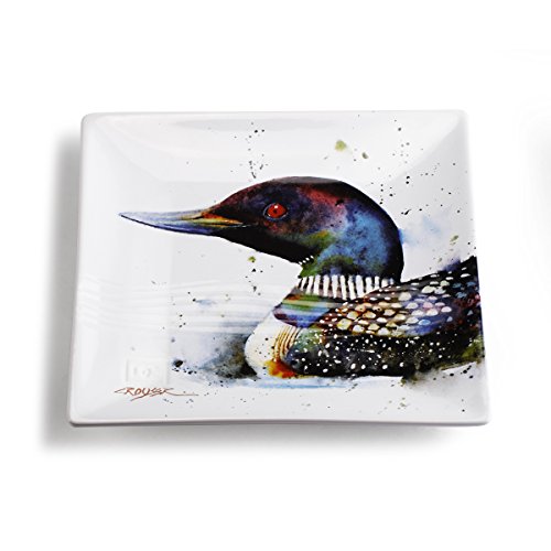 Big Sky Carvers Loon Snack Plate, Multicolor