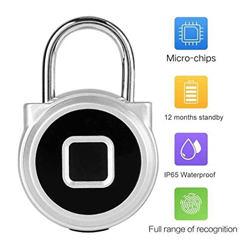 Cadenas empreinte digitale sans clé pour sécuriser votre vélo