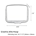 Sew Tech Embroidery Hoop for Husqvarna Viking Designer Diamond Deluxe Royale Ruby Topaz Epic Pfaff Creative Sensation Vision Sewing Embroidery Machine Elite Crown Hoop, 10x8inch- PA116