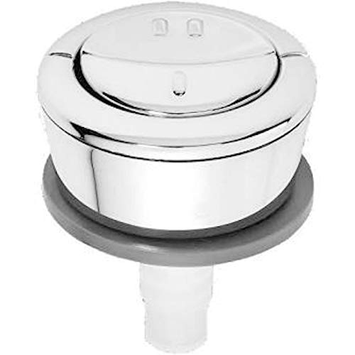 Robinet encastré compact élimine le gaspillage d'eau double bouton 3/6 chromé