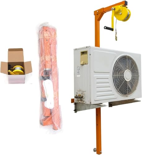 Grúas de elevación para aire acondicionado, herramientas y accesorios de soporte con cabrestante 2