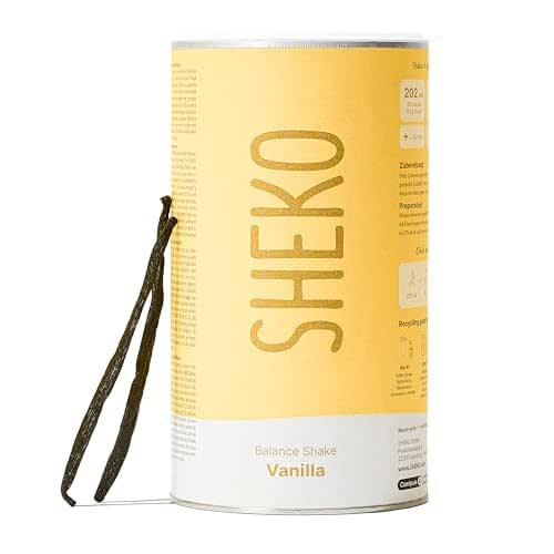 SHEKO Balance Shake Vanille - 21 Cremige Mahlzeitenersatz Shakes zum
