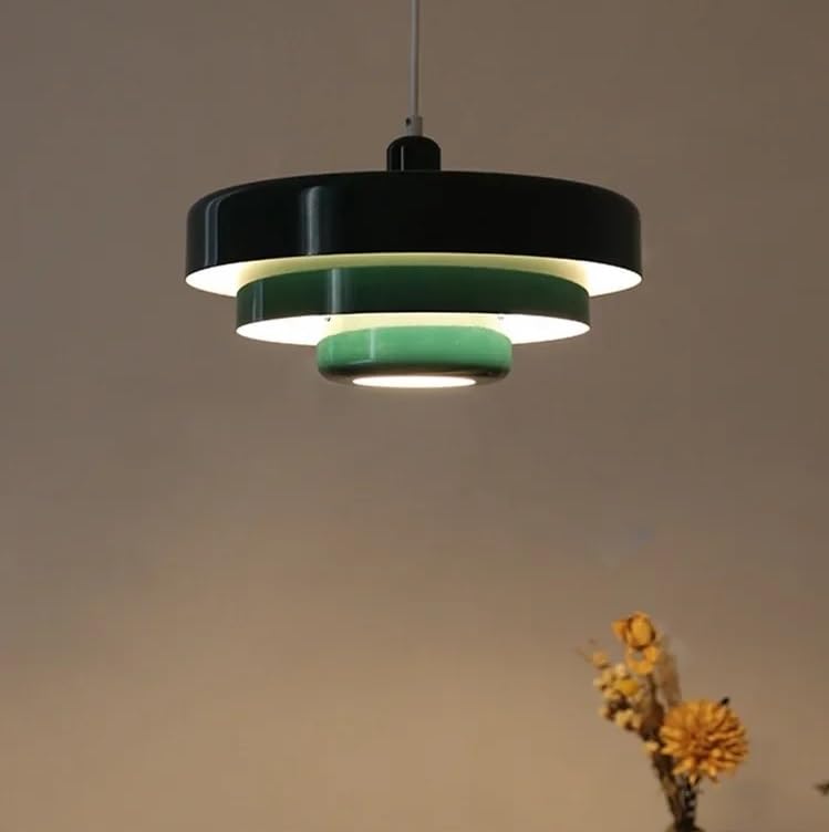 Luminaire de plafond style médiéval suspension en verre orange chic