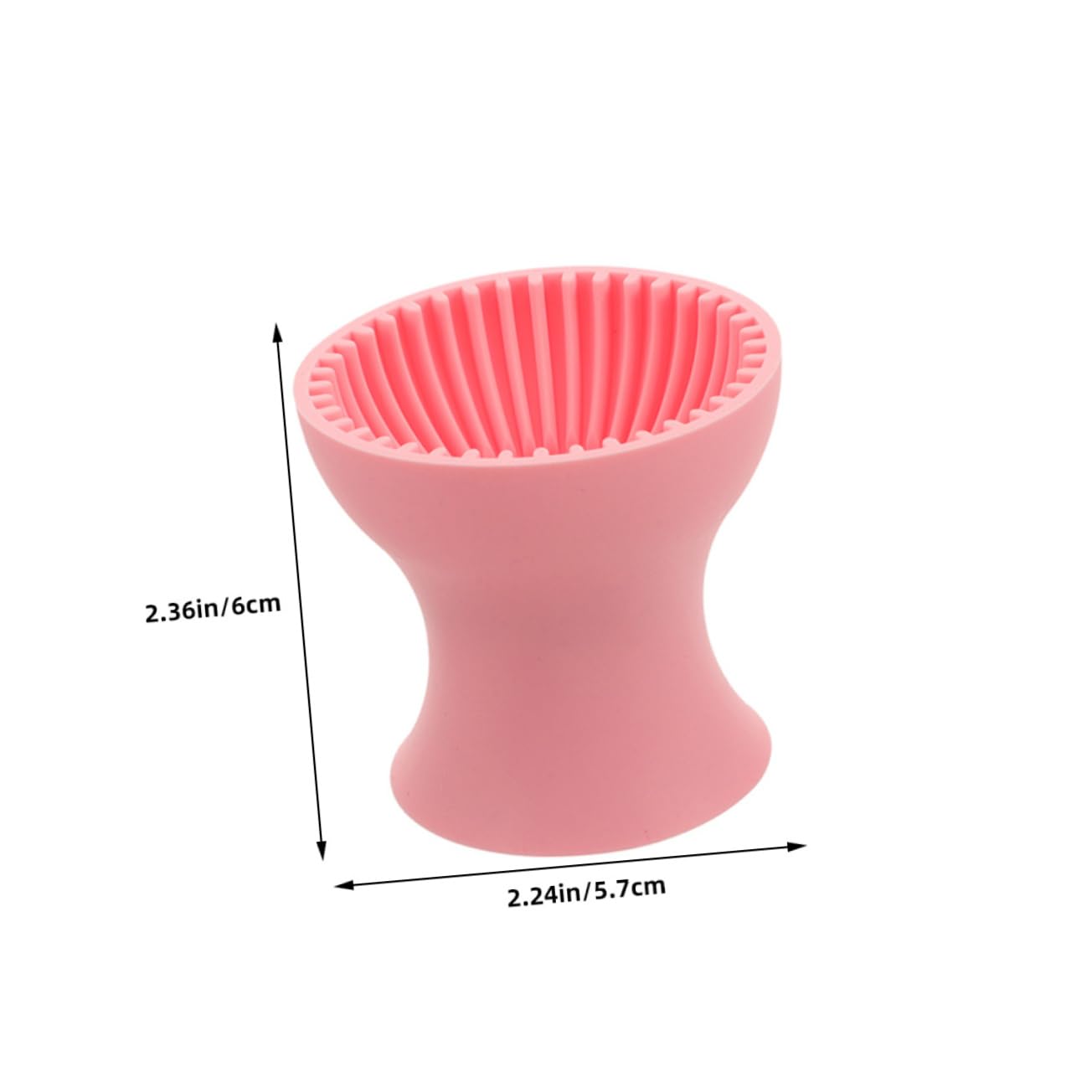 FOMIYES 2Pcs Portable Silicone Makeup Brush Cup Soft Brush Washing Bowl Multi Functional Travel Tool for Brush Cleaning for Beauty Enthusiasts