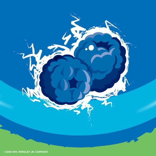 HUBBA BUBBA Bubble Gum Tape - Original Blue Raspberry Chewing Gum Bulk Pack, 2 oz Each, Pack of 12 Candy Bulk