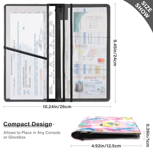 Organizador para auto de cuero miniatura 3