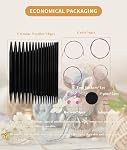 Interchangeable Circular Knitting Needle Set, 9 Pairs OfCircular Knitting Needle Set, 3 to 6mm Metal Knitting Needles Set with Ergonomic Handles and Storage Bag, for Weaving Projec