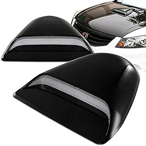 VITO Universal JDM Style Decorative Hood Scoop Smoke Black Sport Racing Air Flow Intake Vent Cover Auto