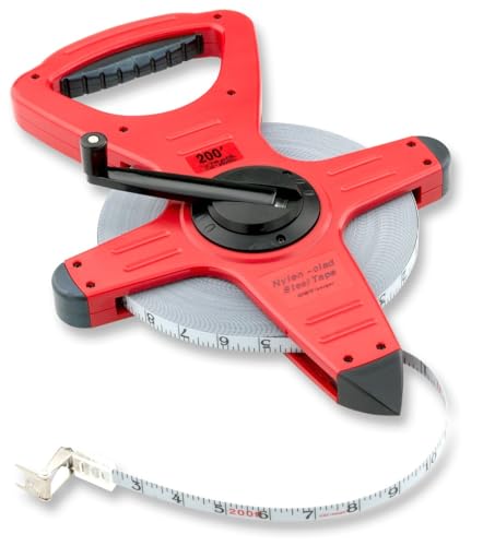 Image of BOSCH CST /berger 82-20010B 200ft Nylon-Clad Steel Zip-Line, 82-Series Open Reel Tape in FEET /10THS