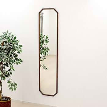 ※美品※ダイヤモンド　幸運のデザイン　姿見　ミラー SM-1025 ダイヤモンドカットおしゃれウォールミラー｜飛散防止加工